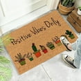 thumbnail image 2 of Coir Mat Door Mat Outdoor Mat for Entryway Outside Yard Home Decoration Door Mat - Novelty Designs Welcome Doormats Warehouse Coco Coir Outdoor Mat for Indoor Outdoor Postive Vibes 14x26, 2 of 4