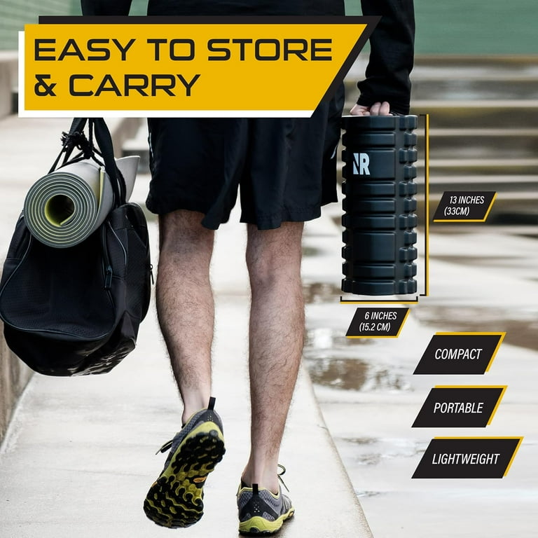 NextRoller 3-Speed Vibrating Foam Roller - High Intensity Vibration for  Recovery, Mobility, Pliability Training & Deep Tissue Trigger Point Sports  Massage Therapy - Walmart.com