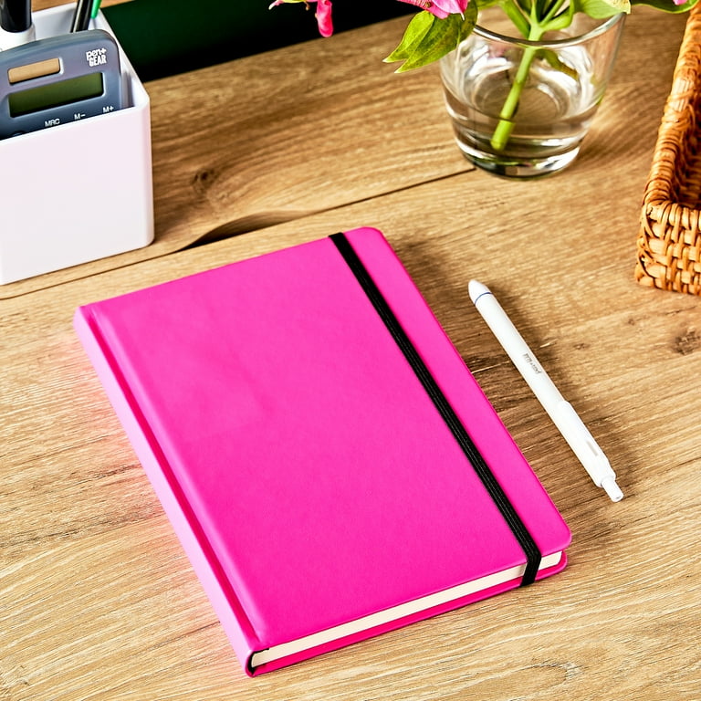 Pen+Gear Neon Pink Leatherette Teen Journal, 6 Pen+Gear Neon Pink Leatherette Teen Journal, 6