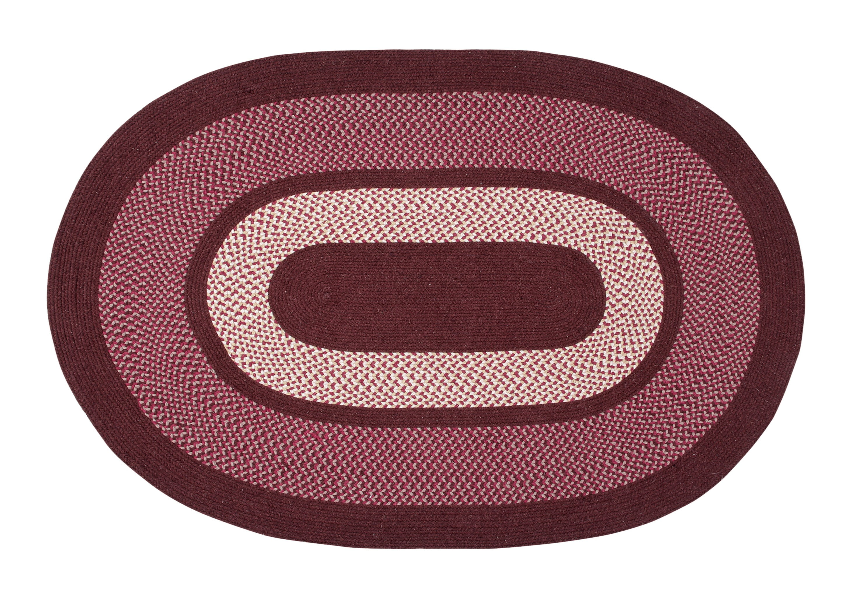 Better Trends Portland Braid Reversible Indoor Area Utility Rug, 100