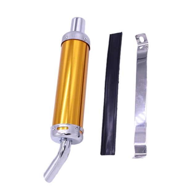 Scienceny Silenciador de escape para motocicleta, universal, 2 ciclos, rojo Vehículos, repuestos y accesorios Mis Oro