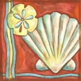 thumbnail image 2 of Slocum, Nancy 26x26 Black Ornate Wood Framed with Double Matting Museum Art Print Titled - Pop Shells I, 2 of 4