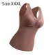 thumbnail image 2 of Camisas Térmicas Sin Mangas Para Mujer Chaleco Con Cuello En V Con Sujetador Incorporado Ropa Interior Camiseta Sin Mangas Térmica - Caqui, 2 of 6