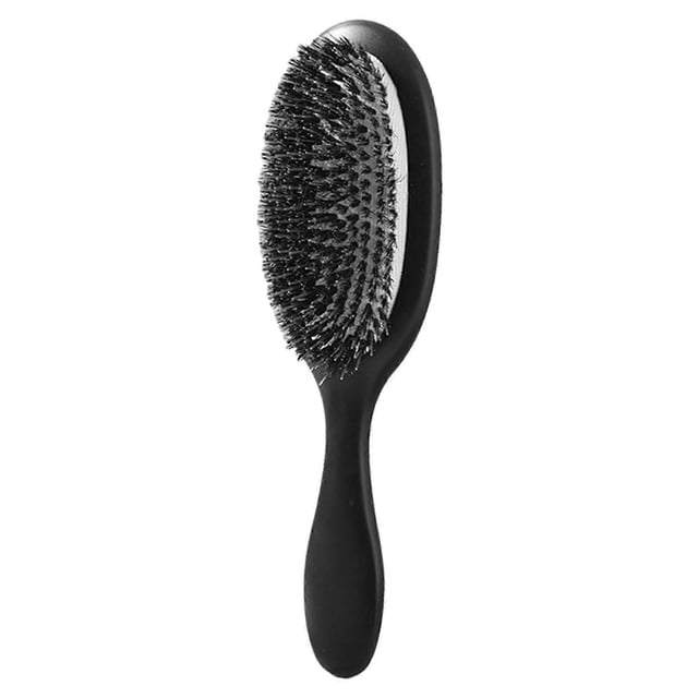 Cepillo para el cabello sin champú, masajeador del cuero cabelludo para mujeres. Equilibra la grasa, desenreda el cabello rizado y le da un brillo suave.
