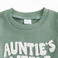 thumbnail image 4 of TOWED22 Baby Outfit Newborn Infant Girl Clothes Rib Knit Romper & Shorts Waffled Baby Clothes for Girls 0 3 6 12 18M Green,12-18 M, 4 of 8