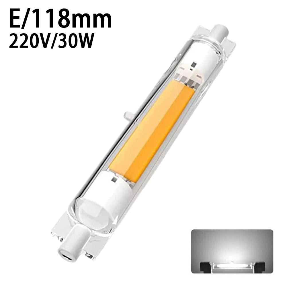 R7S LED Bulb 78mm 118mm Glass Lamp Dimmable Replace Halogen I89C F3I4 - Walmart.com