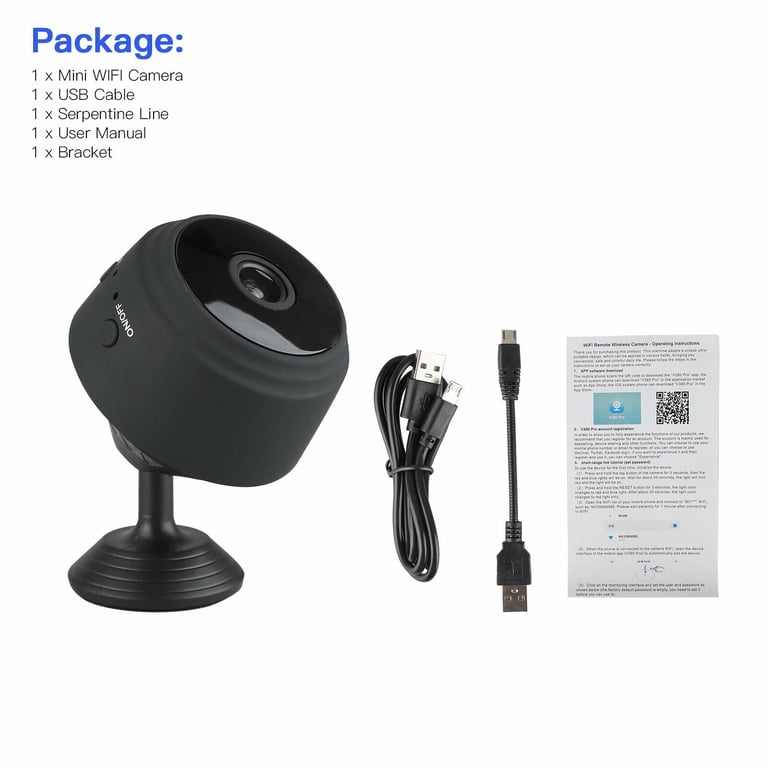 Mini Wireless Hidden Camera Wifi Ip Home Security Dvr Night Vision Hd Mini Wireless Hidden Camera Wifi Ip Home Security Dvr Night Vision Hd