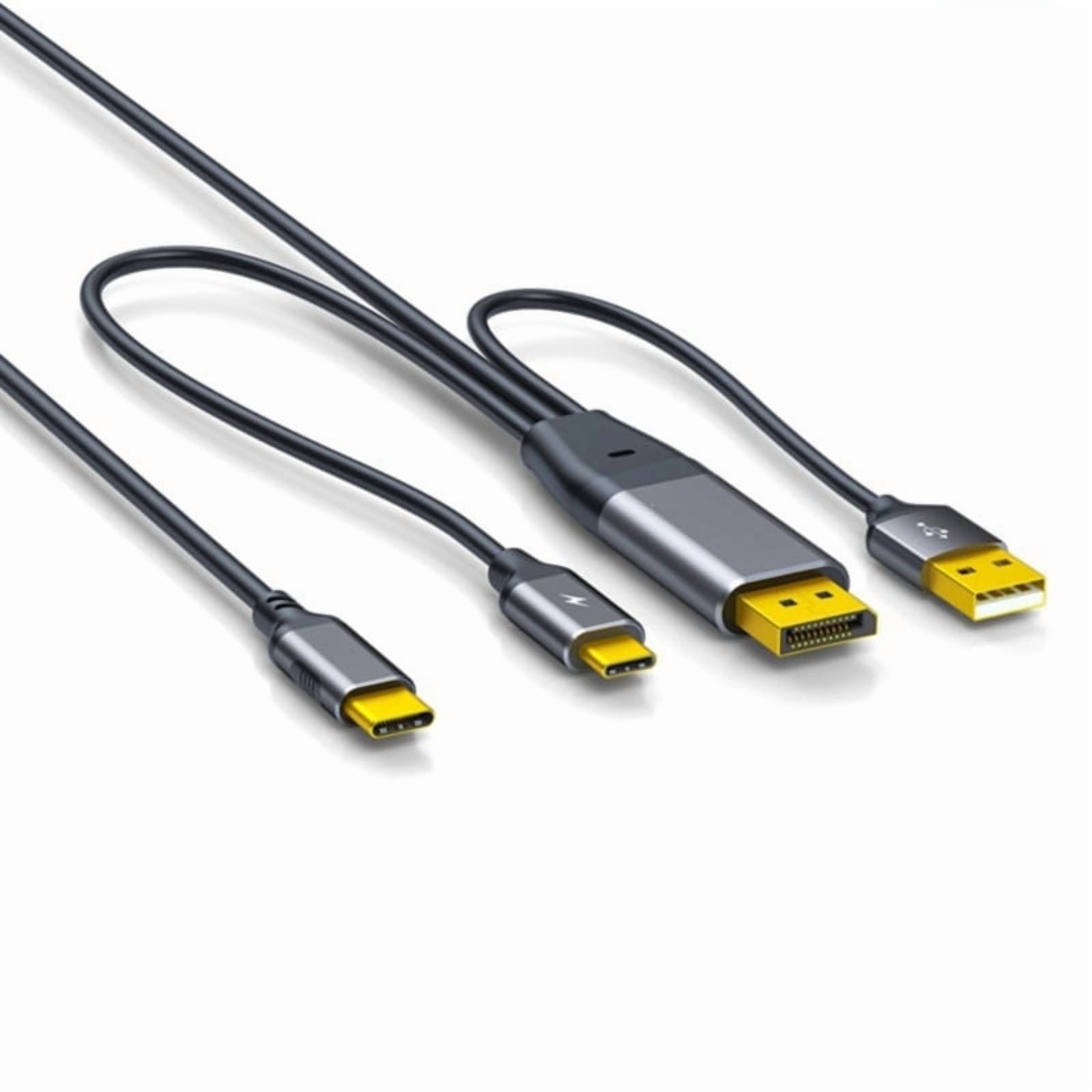 DisplayPort To USB C Adapter Cable 4K@60Hz For Mobile Monitor Studio Display Touch Function VR Headsets Gaming Consoles