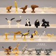 thumbnail image 1 of Wild Animal Miniatures Model Tiger Hippo Zebra Cheetah Brown Panda Dolphin Chimpanzee Lion Ornament Action Figures Figurine ToysA17 He Qiyong unisex, 1 of 1