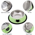 thumbnail image 4 of Cuenco para gatos Cuenco para mascotas Cuenco para agua con base de goma antideslizante Cuenco pequeño para mascotas Cuencos para comida para gatos Juego de 2 (Multicolor), 4 of 5