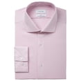 thumbnail image 1 of Calvin Klein Mens Non-Iron Stretch Button Down Dress Shirt, Pink, 16" Neck 32-33" Sleeve, 1 of 1