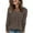 Gray, variant on Long Sleeve Shirts for Women Fall Sweater Tops Dressy Casual Blouses Pleated V Neck Tunic Tops for Leggings