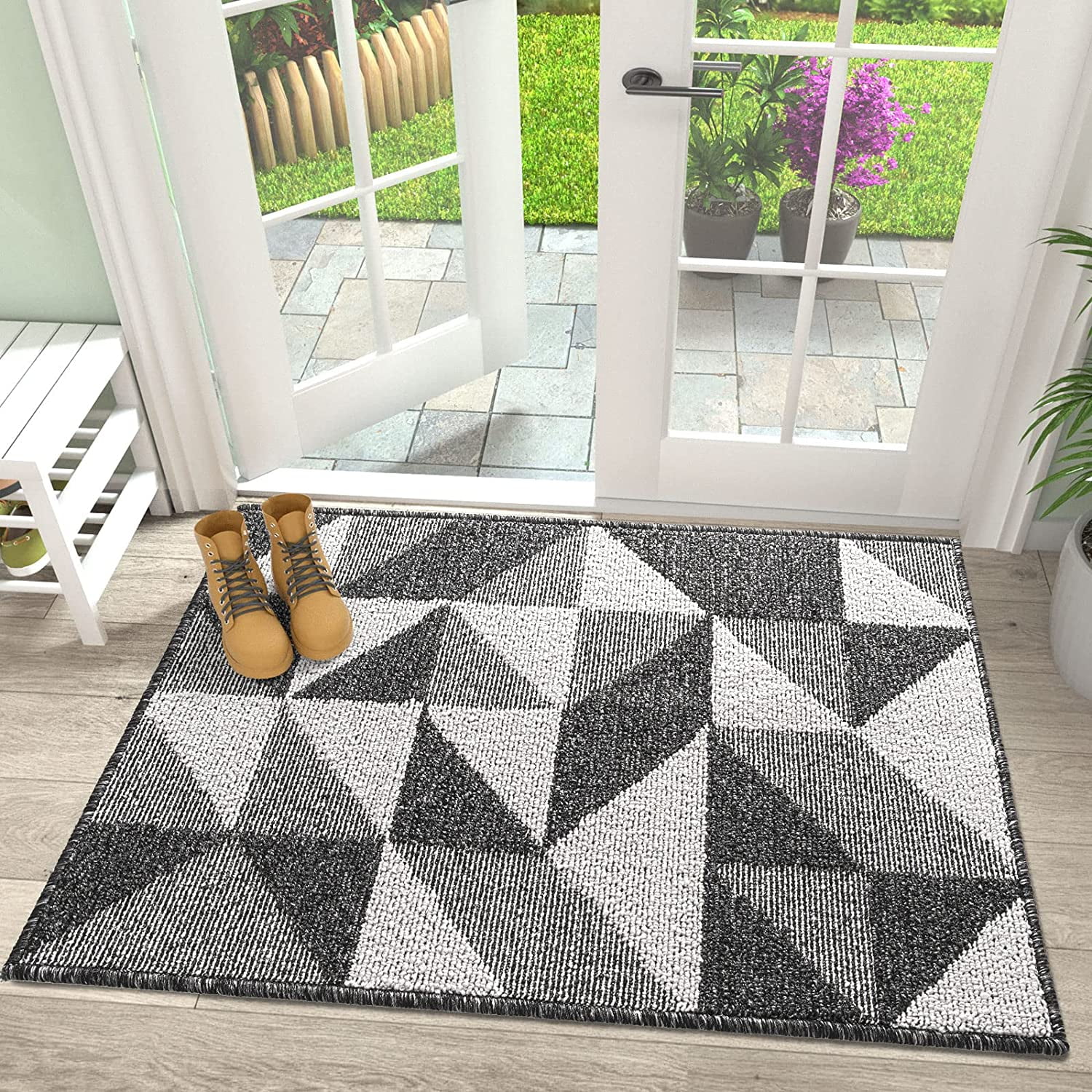 Charcoal Paper Floor Mattress Durable and Easy Clean Absorbent Apply to Entryway/Front Door/Porch Charcoal Paper Floor Mattress Durable and Easy Clean Absorbent Apply to Entryway/Front Door/Porch