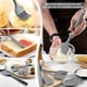 thumbnail image 4 of Juego de 6 espátulas de silicona, de goma de grado alimenticio con agarre ergonómico, resistentes al calor, para uso en cocina, sin BPA y aptas para lavavajillas., 4 of 6