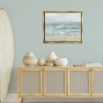 thumbnail image 3 of Stupell Industries Brushed Beach Waves Landscape Painting Gold Floater Framed Canvas Art Print Wall Art, 31 x 25, 3 of 10