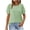 Green, variant on Womens Tops Trendy Shirts for Women Womens Blouses Dressy Casual Cotton Ribbed Short Sleeve Tops for Women Loose Fit my recent orders