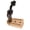 Original Wood Grain Hanger-3, variant on LAZIOEGR Wood Guitar Wall Mount Hanger, Solid Beech Wooden Display Holder Hook Stand with Iron Steadying Bars for Acoustic Electric Guitars, Bass, Violin, Mandolin and Ukulele - Pattern Hanger-2