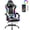 LED-White, variant on Homall RGB Gaming Chair Massage Reclining Racing Chair with APP & Remote Control, Audio Sync LED, Footrest & Headrest, White
