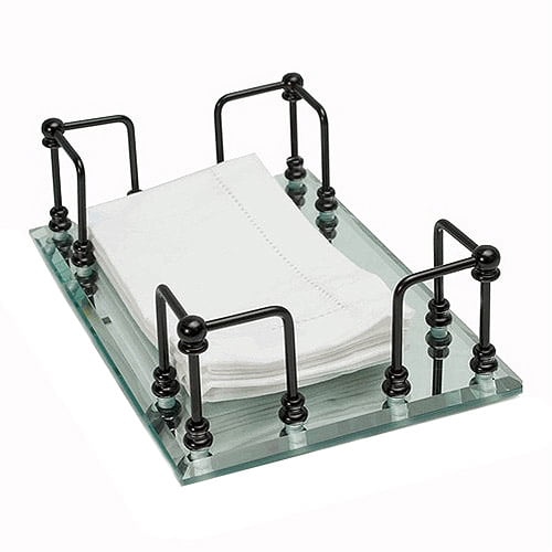 Mirrored Guest Towel Tray, OilRubbed Bronze