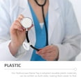 thumbnail image 3 of Luxshiny 6Pcs Stethoscope Name Charm Plastic White for Medical Professionals Creative Shape, 3 of 8