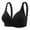 Black, variant on Women Wirefree Support Bra Plus Size Seamless Maternity Bra Comfortable Breathable Underwire Support Four Hook Back Closure Enhancing Lift Design 44/100 Purple