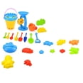 thumbnail image 1 of Juguete de arena de playa divertido baño de plástico juguetes de caja de arena Kit de dragado de arena regalo para niños 25 unids / set Methold WJ3006-00, 1 of 7