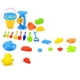 thumbnail image 1 of Juguete de arena de playa divertido baño de plástico juguetes de caja de arena Kit de dragado de arena regalo para niños 25 unids / set Vogacara WJ3006-00, 1 of 7