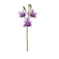 thumbnail image 2 of Doghiosgha 1 Pc Artificial Cymbidium Flowers, Faux Orchid Spray, Single Flower Stems for Wedding Home Garden Party Table Decor, 7.87x21.65 Inch, Purple, 2 of 6