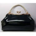 thumbnail image 6 of IELGY Fashion Ladies Patent Leather Handheld One Shoulder Slant Bag for Bridal Dinner, 6 of 12