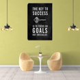 thumbnail image 2 of Success Noun Inspirational Black Wall Art Canvas Print Office Decor Inspiring Painting Prints Motivational Posters Quotes Artwork for Wall Art Decoration Framed Ready to Hang - 12" Wx18 H, 2 of 6