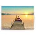 thumbnail image 1 of Stonehouse Collection Dock Sunset Christmas Card - 18 Boxed Cards and Envelopes -USA Made (Standard), 1 of 4