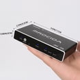 thumbnail image 3 of Interruptor HDMI con Arco, Divisor HDMI 4k60hz con Control Remoto, Soporte de Conmutador HDMI 2.0 de 3 Puertos ARC Cedr HDR HDCP 2.2 para PS4, Xbox, TV Box, Blu-Ray, HDTV, Monitor, Proyector, 3 of 8