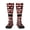 2 Black-2, variant on Knee High Socks for Women Canada Flag Pattern Long Tube Sock Uniform Socks