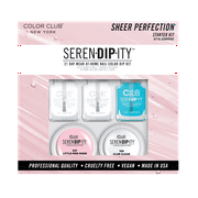 Color Club's 21-Day at Home Dip System Starter Kit, Sheer Perfection Serendipity Starter Kit, Multi