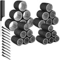 thumbnail image 1 of 37 rulos de 4 tamaños: 63 mm, 48 mm, 36 mm y 25 mm; 12 pinzas de acero inoxidable y un peine para cabello largo y corto, 1 of 4
