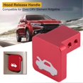 thumbnail image 2 of Hood Release Latch Handle Opener Repair Kit for Civic CRV Element Ridgeline (Red), 2 of 4