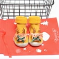 thumbnail image 4 of Otqutp Baby Flat Sneakers Christmas Toddler Socks and Shoes Cartoon Pattern Baby Girls Boys Shoes and Socks for 0 To 3 Years, 4 of 4