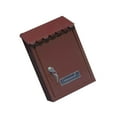 thumbnail image 1 of Rust-proof Mailbox 22x6.5x30cm Wall Mounted Mail Box Suggestion Box Post Newspaper Secure Case Brown, 1 of 8