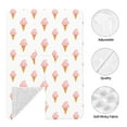 thumbnail image 4 of Car Seat Cover Baby - Pink Ice Cream Print Breathable Infant Car Seat Cover for Baby Carseat, Lightweight Comfort Baby Essentials Must Haves Newborn Stuff for Girl Boy, 4 of 7
