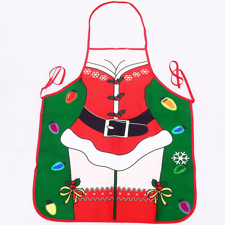 Apron Patterns for Sewing Men Plaid Christmas Apron Customized Apron for Adults Christmas Aprons Adult Aprons Santa Apron Kitchen Cooking Apron for