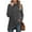 Gray, variant on Zedker Womens Tunic Tops Turtleneck Long Sleeve Shirts Oversized Fall Winter Sweaters,Plus Size Black L