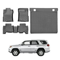 Floor Mats & Cargo Liner for 2013-2024 Toyota 4Runner - All Weather TPE Custom Fit Floor Liners and Trunk Mat for Toyota 4Runner