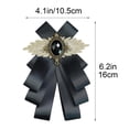 thumbnail image 3 of Aufmer Retro Combined Bow Fashion Accessory Flexible Convertible Design Exquisite Inlay Craft For Daily Party Wedding Formal Outfit Unique Matching, 3 of 5