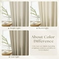 thumbnail image 2 of ASWZXCFGV Sage Green Linen Sheer Curtains 96 Inches Long Memory Shape Trained Pleated Curtain for Living Room with Hooks Rings Back Tab Pinch Pleat Drapes 96 Inch Length for Boho Bedroom, 2 of 8