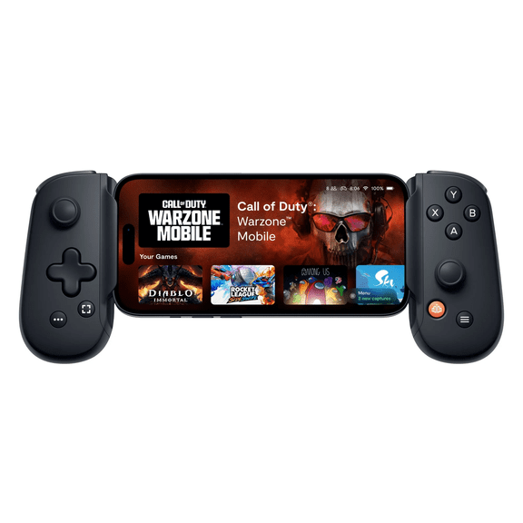 Pre-Owned Backbone One (USB-C) - Mobile Gaming Controller for Android and iPhone 15/16 Series -Black