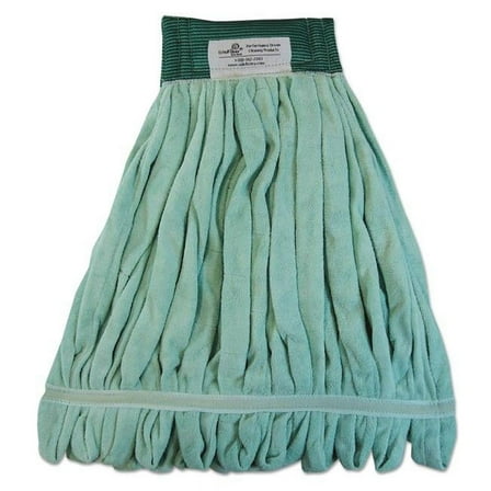Boardwalk  Microfiber Looped-End Wet Mop Head, Green - Medium
