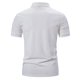 thumbnail image 4 of pstuiky camisetas de manga corta para hombre, Camiseta informal de manga corta con cuello de solapa y botones lisos para hombre camisas casuales para hombre xxl, 4 of 8