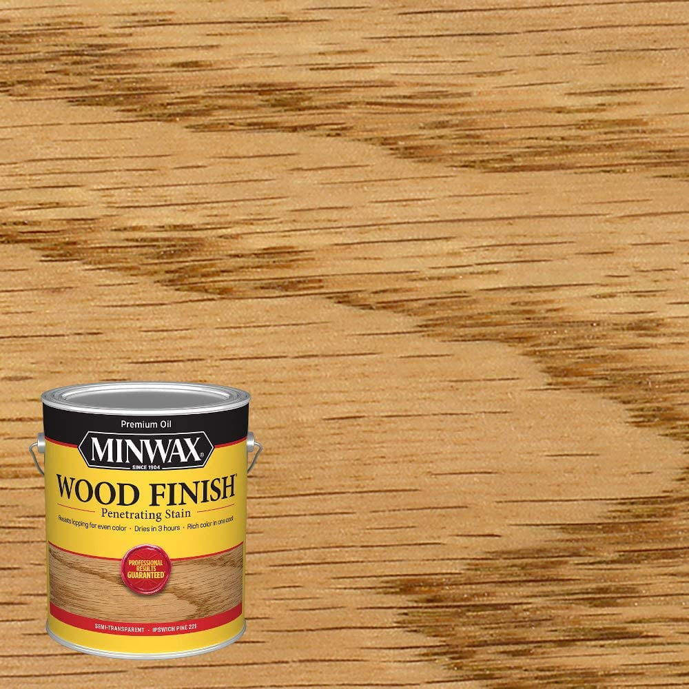 Minwax 710740000 Finish Penetrating Interior Wood Stain, 1 Gallon (Pack of 1), 250 VOC Ipswich Pine, 128 Fl Oz
