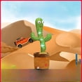 thumbnail image 2 of Puede bailar, el cactus tiembla con una escultura de arena de muñeca eléctrica, un juguete de peluche que puede aprender a hablar y cantar, regalo de cumpleaños, 2 of 3