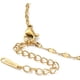 thumbnail image 3 of Collar de cadena perforada de acero inoxidable 304 con revestimiento iónico (IP) de 5 piezas para hombres y mujeres, chapado en oro auténtico de 18 quilates., 3 of 3